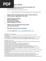 Download Report Card Comments Humanities High SchoolSecondary by School Report Writer com SN173677093 doc pdf