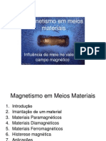 Magnetism o