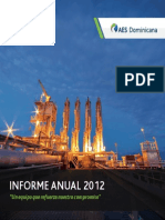 Informe Anual 2012 AES Dominicana - "Un Equipo Que Refuerza Nuestro Compromiso"