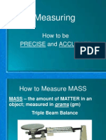 Measuring: How To Be Precise and Accurate