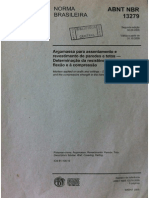 NBR 13279 2005 - Argamassa para Assentamento e Revestimento de Paredes e Tetos - Determinação Da Resistência À Tração Na Flexão e À Compressão