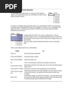 Shortcut Keys For Data Selection: Press To