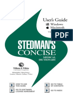 Stedman Consise Medical Dictionary 3rd Edition User Guide