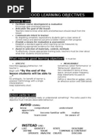 Download Writing Good Learning Objectives - Handout by mrneilhartesq SN17374092 doc pdf