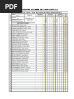 Registro Auxiliar de Evaluacion 2013