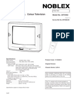 Noblex: SERVICE MANUAL Colour Television