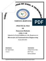 Numerical Methods Practical Flle_MDU