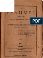 LES-PSAUMES-Traduction Litterale en Francais-LeBoysDesGuays-et-Harlé-AvecLesSommairesDuSensInterne-d'après-Swedenborg-1877