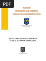 Download Pedoman Penyusunan Dan Penetapan Standar Pelayanan Minimal SPM by   Pustaka  Perumahan dan Kawasan Permukiman PIV PKP SN173757018 doc pdf