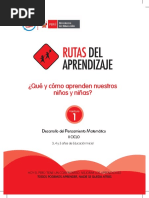 Rutas de Aprendizaje - Nivel Inicial Matematica