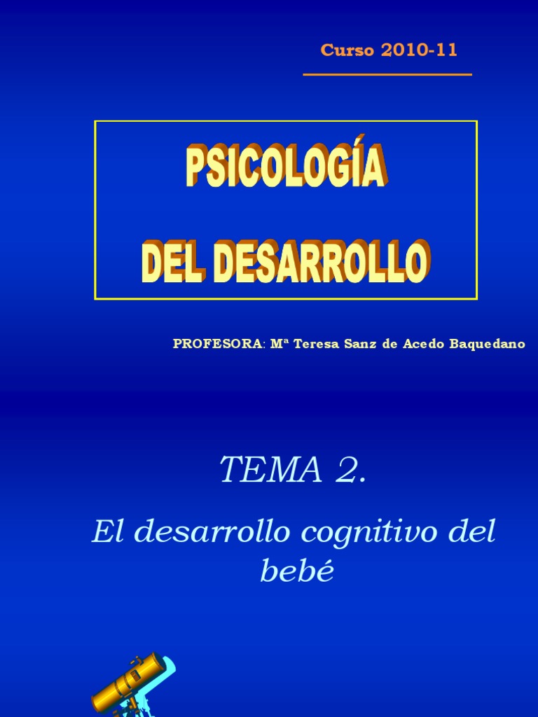 Psicologia Del Desarrollo | PDF | Dormir | Infantes