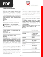 Thioflex 600: Two-Part Polysulphide Sealant