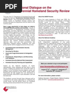 Download About the National Dialogue on the Quadrennial Homeland Security Review by Collaboration Project SN17376229 doc pdf