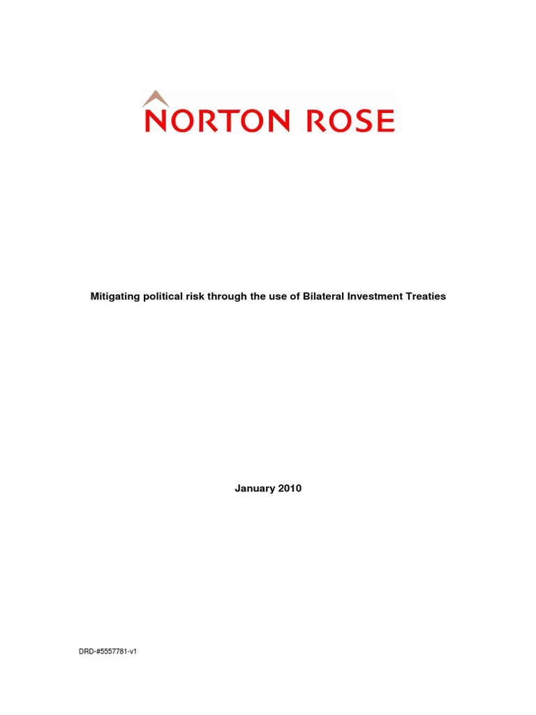 Bilateral Investment Treaties e PDF PDF Arbitration Treaty