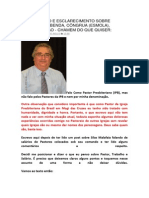 Um Desabafo e Esclarecimento Sobre Salário, Prebenda, Côngrua (Esmola), Remuneração - Chamem Do Que Quiser