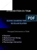 Intervention in T2Dm: Klinik Diabetes Terpadu Rs Islam Klaten