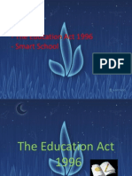 The Education Act 1996 & Smart School