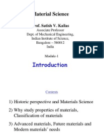 Material Science: Prof. Satish V. Kailas