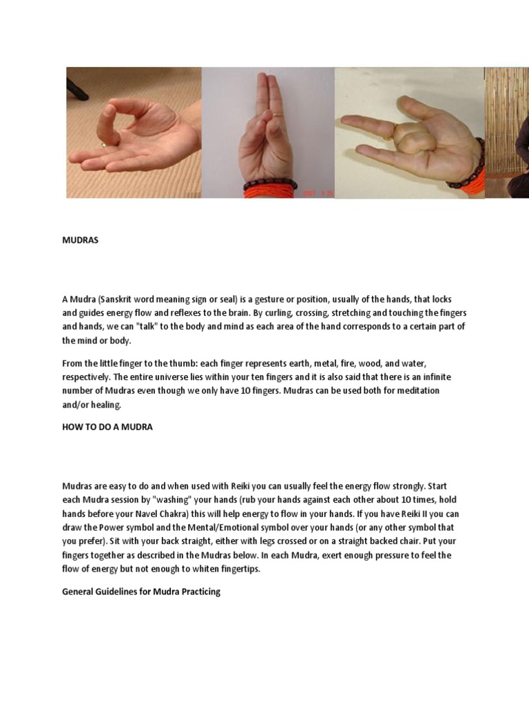Mudras Updated | PDF | Myocardial Infarction | Thorax