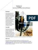 Readme File For Website Soil Liquefaction A Critical State Approach