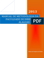Manual de Metodologia Do Tcc Da Faculdade de Direito de Alagoas