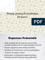 Prinsip-Prinsip Pertumbuhan Prokariot