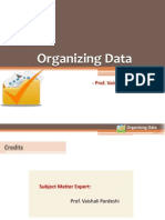 6Organizing Data