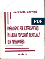 Paradigme ale expresivitatii in lirica populara nerituala din Maramures