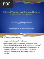 Different Views of Non-Nursing Theories