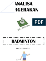 Analisa Pergerakan Dalam Badminton