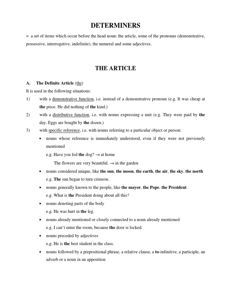 02 Determiners | PDF