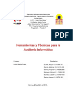 Herramientas y Tecnicas Para La Auditoria de Sistemas