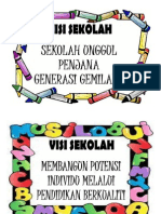 Visi Dan Misi Sekolah