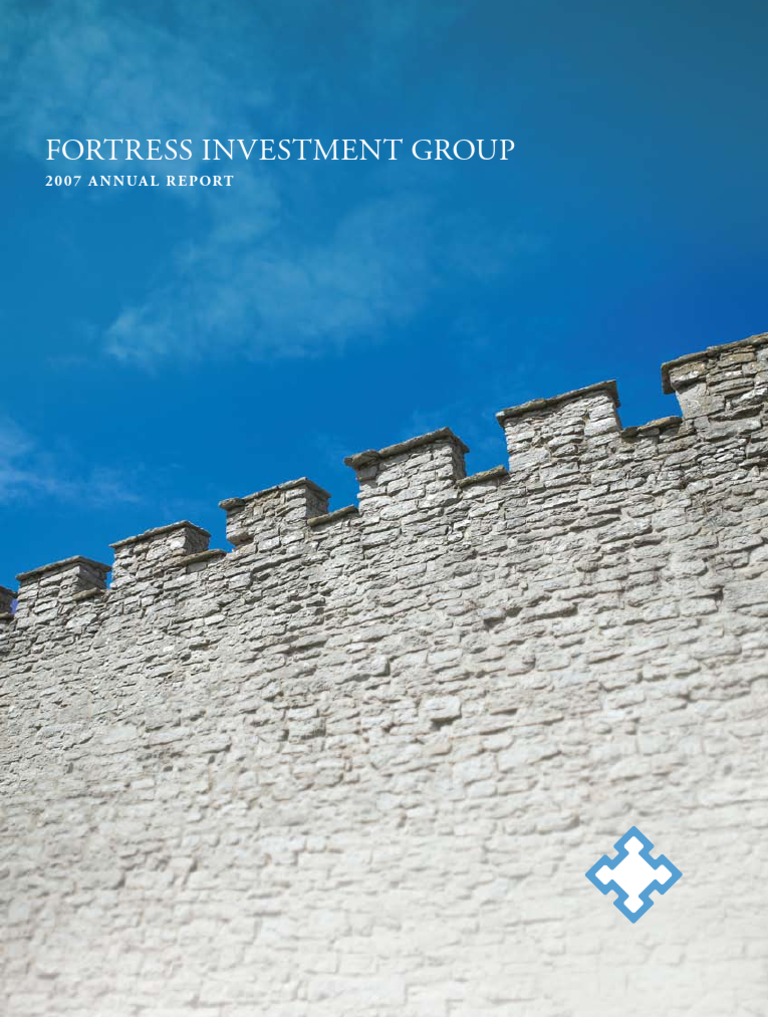 Fortress Investment Group 2007 Annual Report Hedge Fund Private Equity