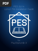 Download PESianity PES 2014 Option File Installation Guide for PS3 by PESianity SN173841087 doc pdf