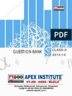 Mathematics Question Bank Class X For Summative Assessment-II 2014