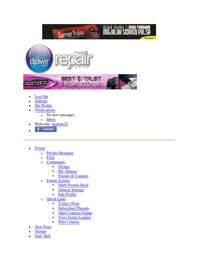 Log Out Internet Forum Smartphone