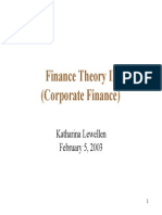 Corporate Finance Notes
