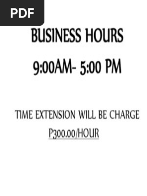 Business Hours
