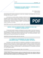 O Trabalho de Enfermagem em Saúde Mental