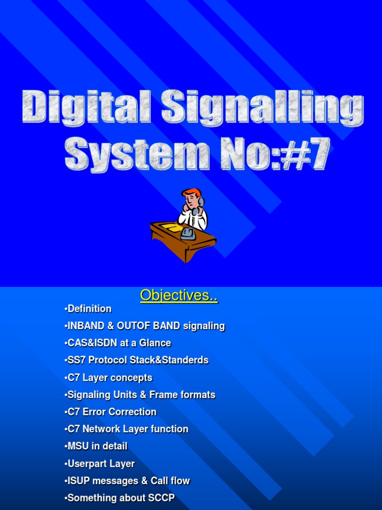 Digital Signalling - CCS7 Signalling | PDF | Communications Protocols ...