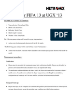 FIFA 13 Rules