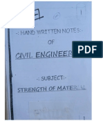 Civil Engg Hand Written Notes Sample