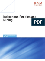 ICMM Indigenous Peoples and Mining Position Statement