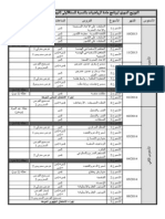 التوزيع الدوري للأولى إعدادي