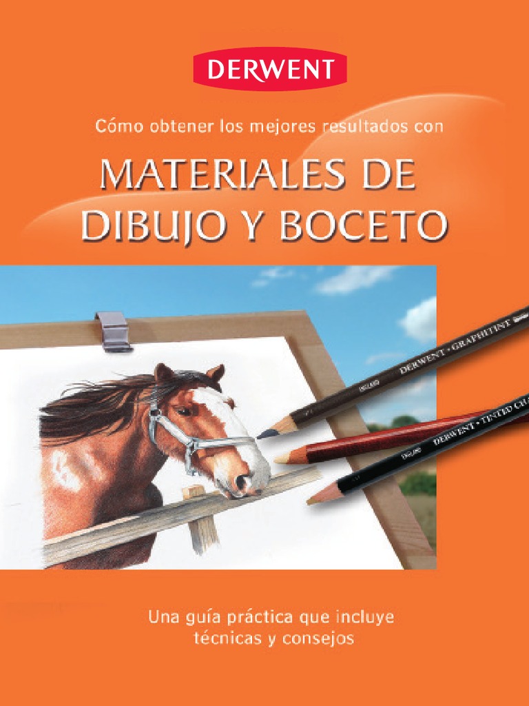 Sketching and Drawing Booklet Spanish Lápiz Materiales de