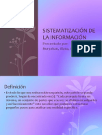 Sistematizacin de La Informacin