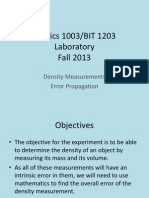 Phys1003 F2013 Lab Density