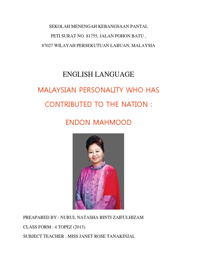 English Endon Mahmood PDF Malaysia