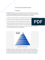 Teoria de Jerarquia de Necesidades